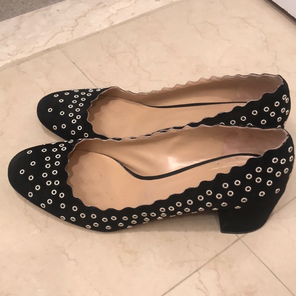 Barely worn Chloe black suede shoes - Picture 2 of 5